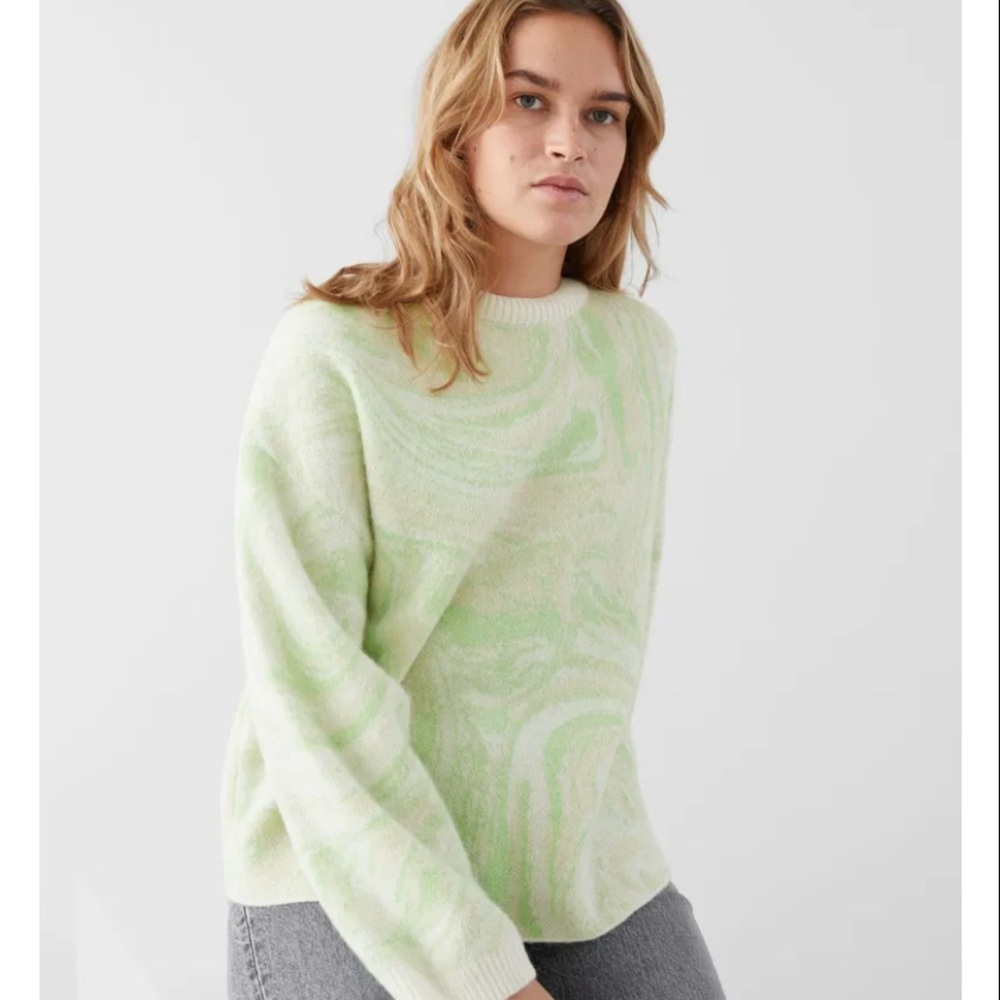 & Other Stories Wool Alpaca Oversized Knit Sweater